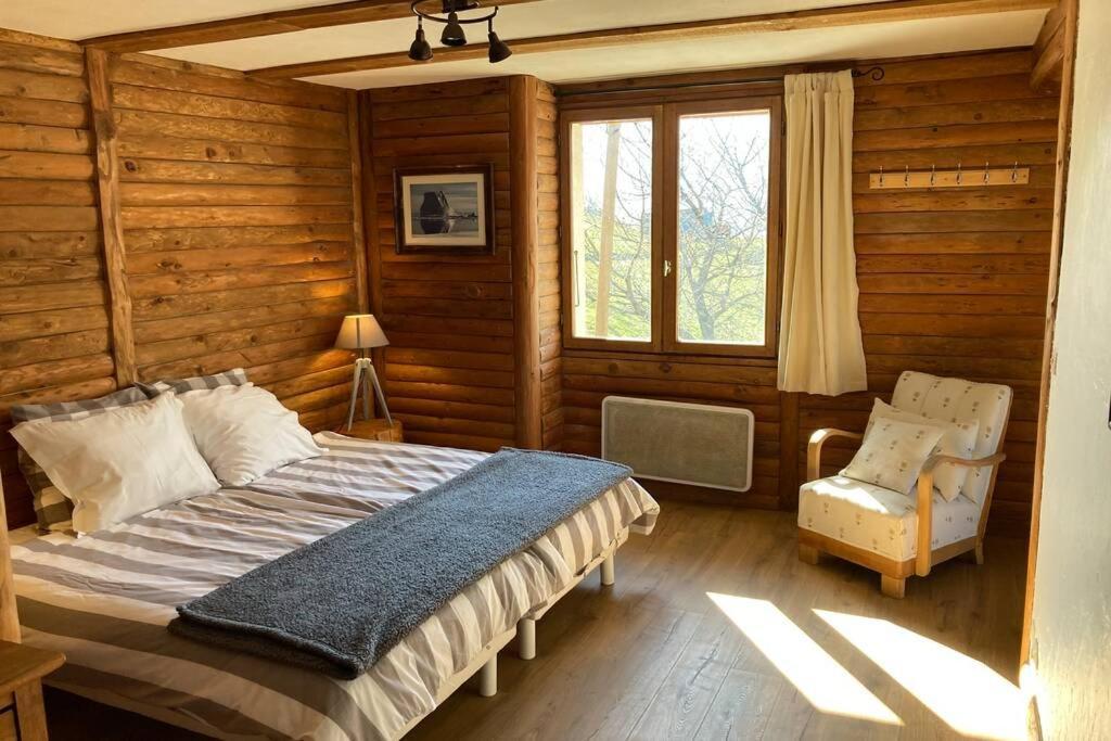 Paisible Chalet Montagne Avec Option Jacuzzi Seez Exterior photo